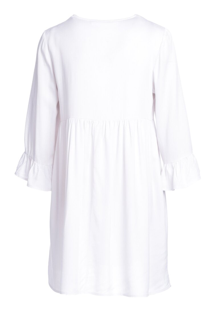 Biała Sukienka Warbling