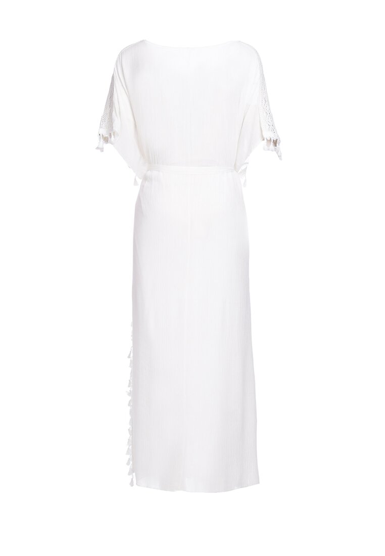 Biała Sukienka Satiate