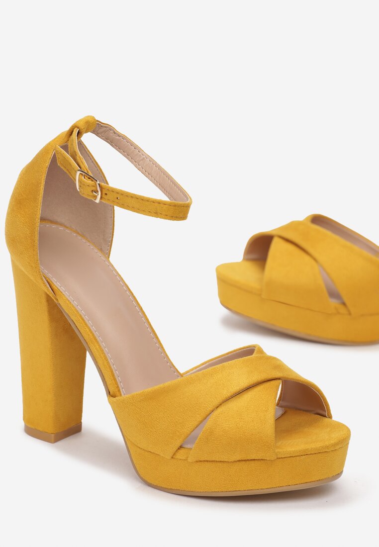Żółte Sandały Ask For