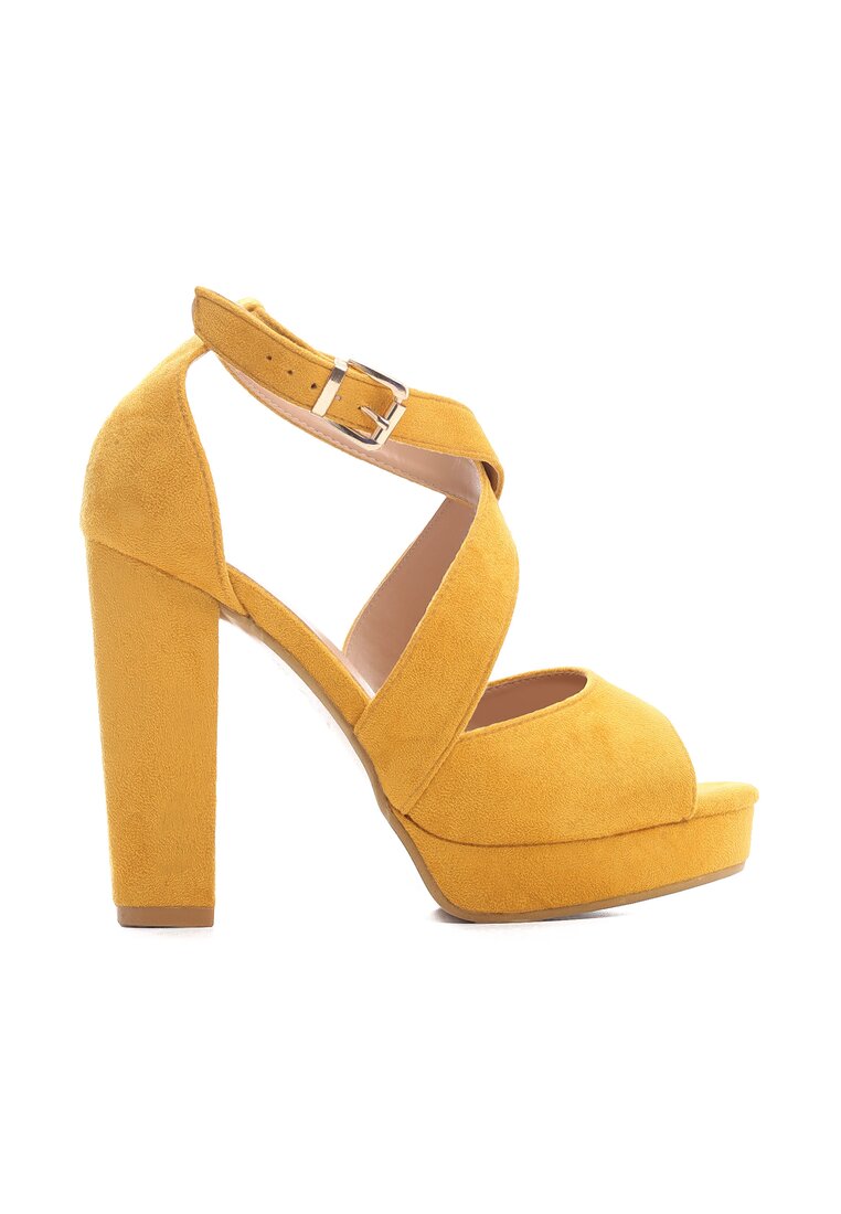 Żółte Sandały Leisurely