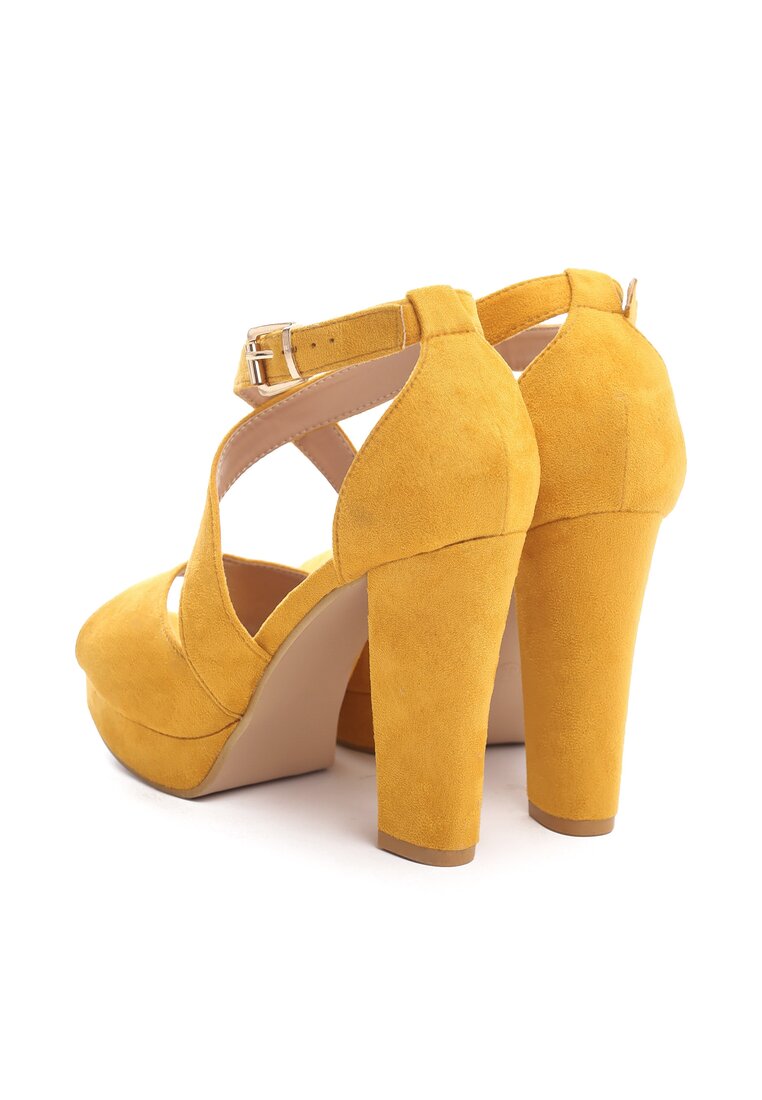 Żółte Sandały Leisurely
