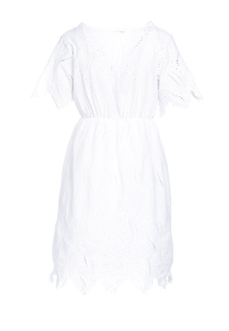 Biała Sukienka Cappucino