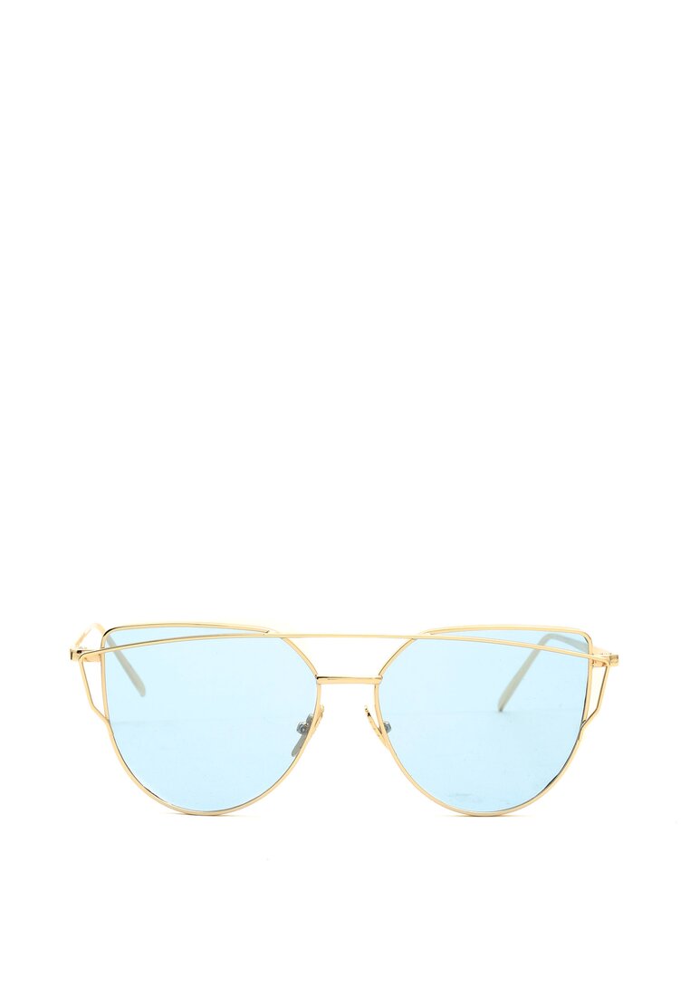 Złoto-Niebieskie Okulary Pudding