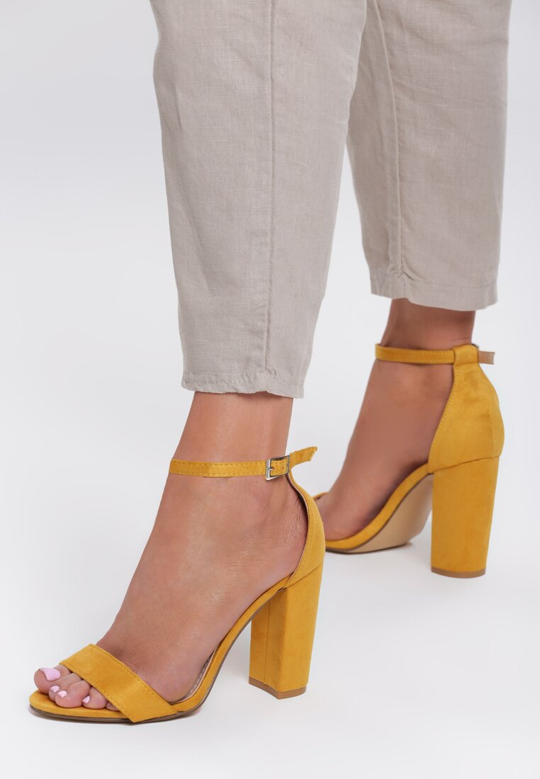 Żółte Sandały Up Front