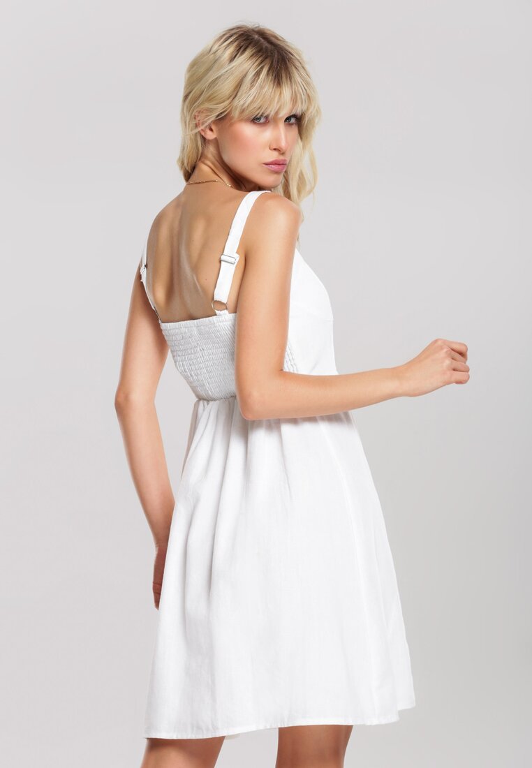 Biała Sukienka Fandango