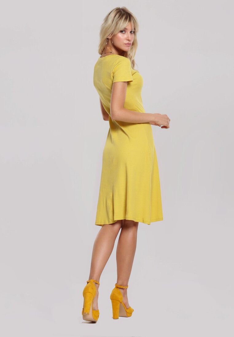 Żółta Sukienka Accordance