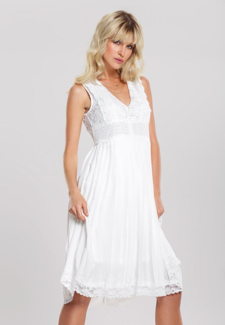 Biała Sukienka Unright