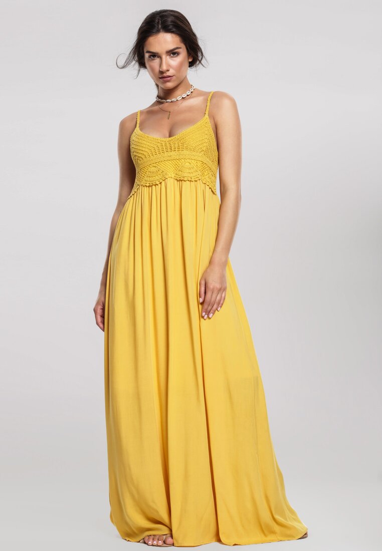 Żółta Sukienka Sufficiently