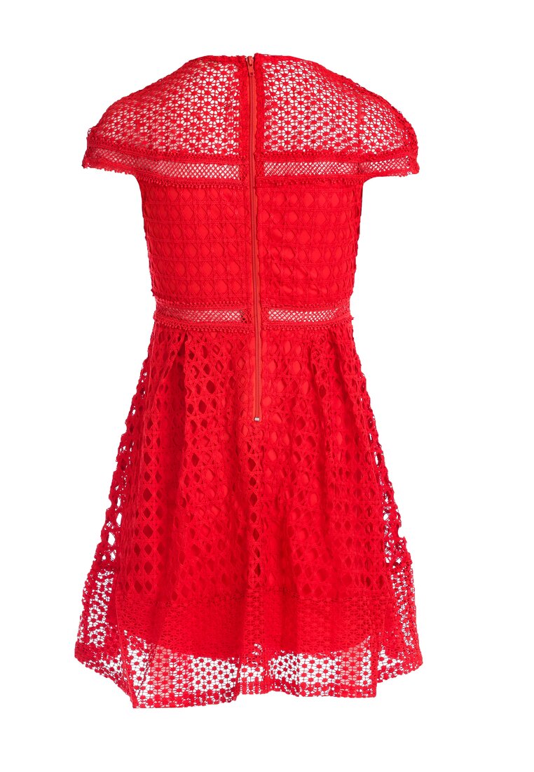 Czerwona Sukienka Debonaire