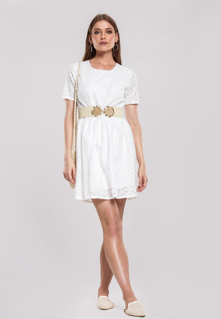 Biała Sukienka Coerce