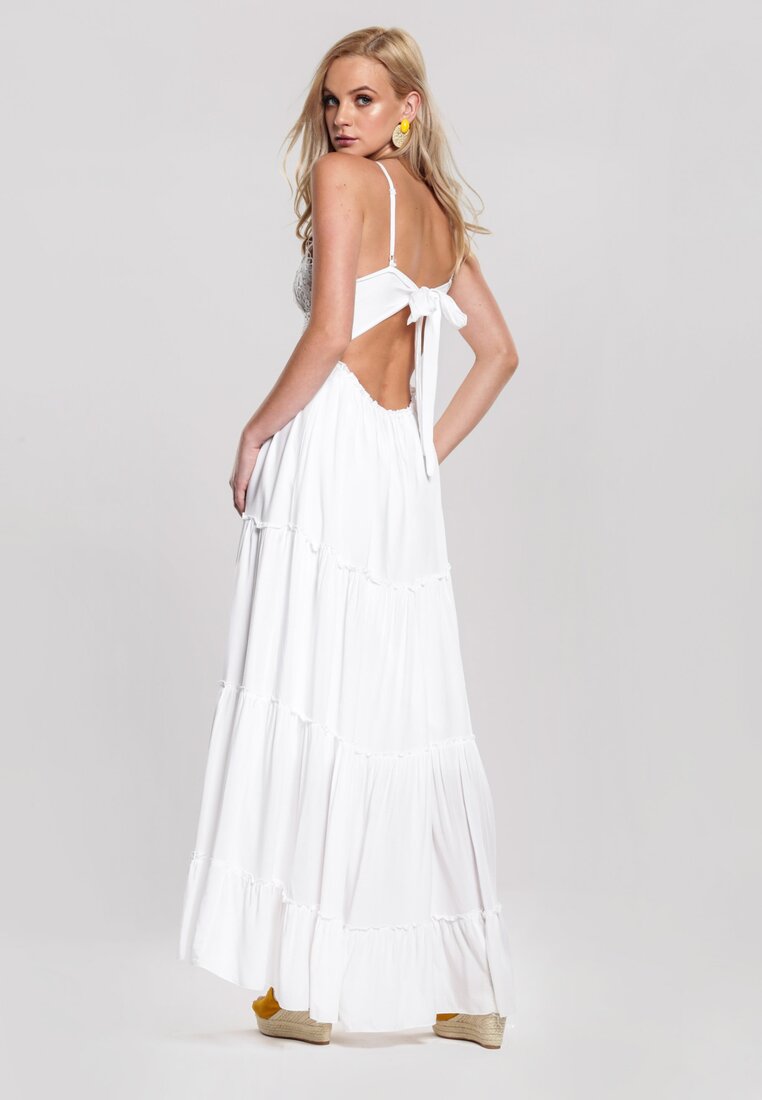 Biała Sukienka Pontoon