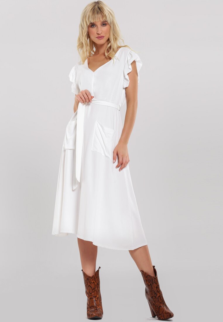 Biała Sukienka Mignonette