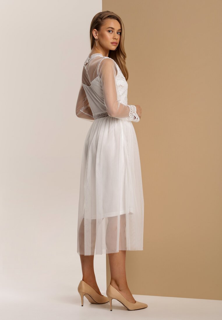 Biała Sukienka Lylah