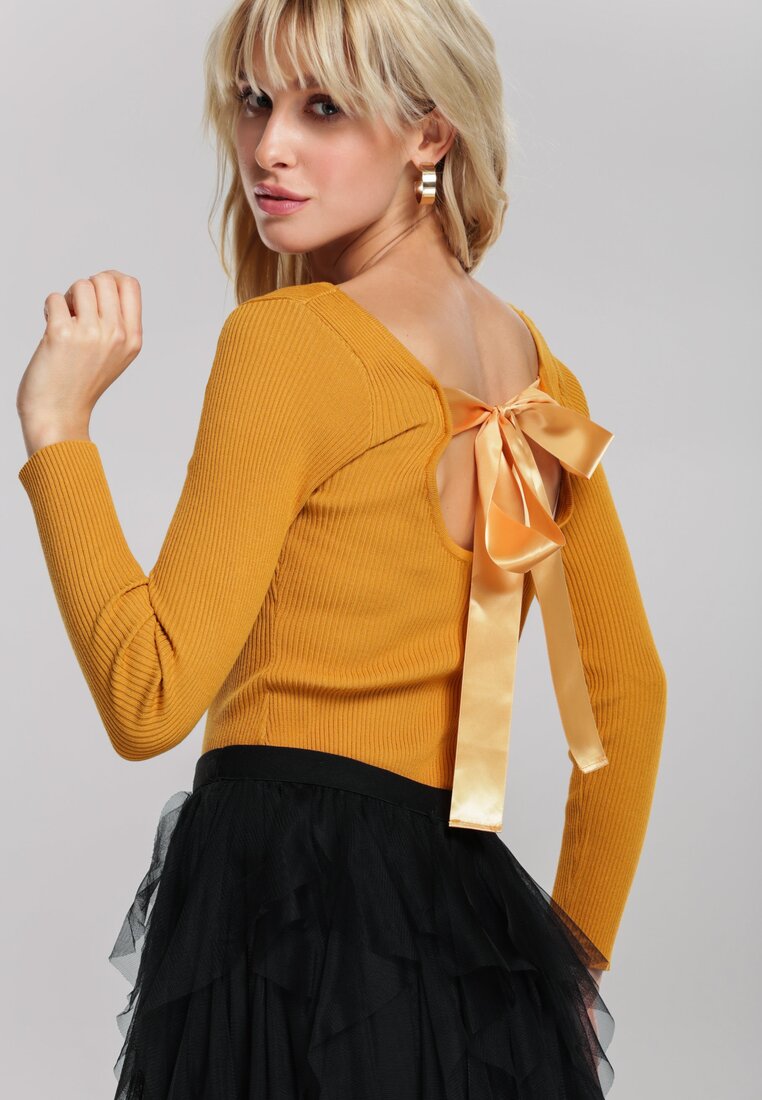 Żółty Sweter Milan