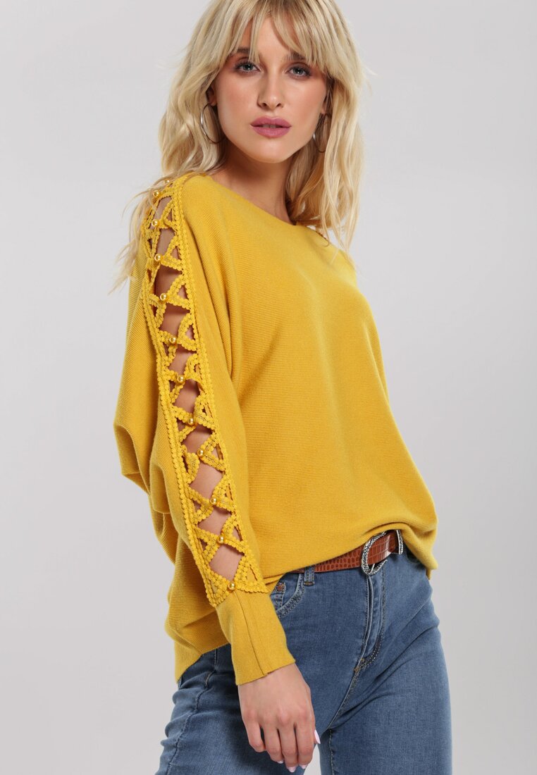Żółty Sweter Olympia