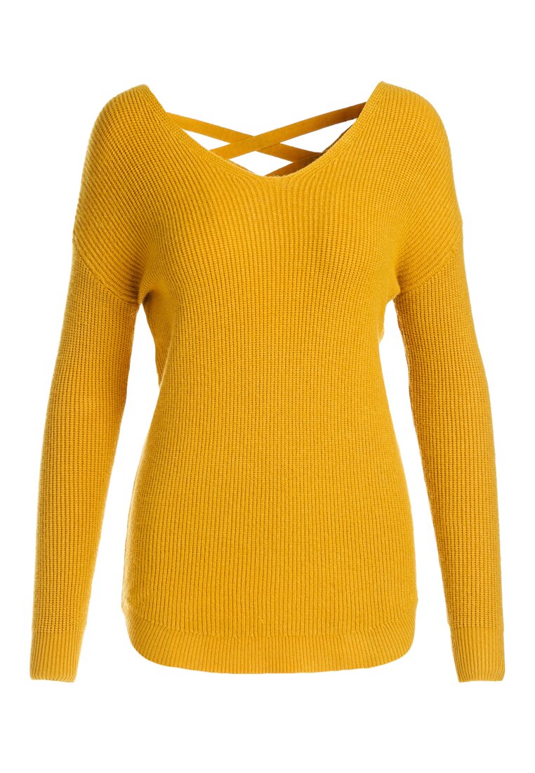 Żółty Sweter Kimber