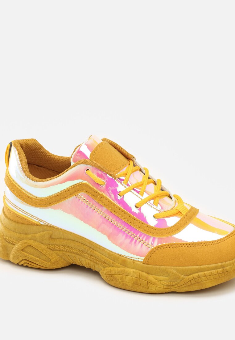 Żółte Sneakersy Faye