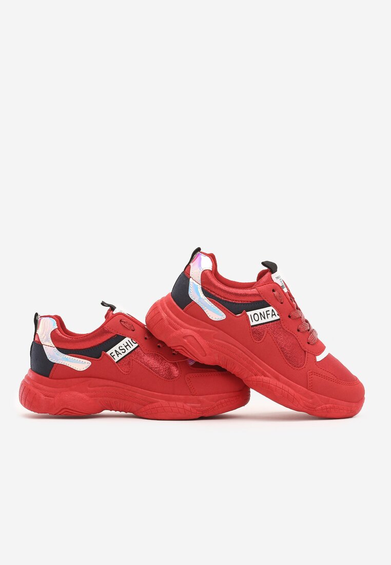 Czerwone Sneakersy Lea