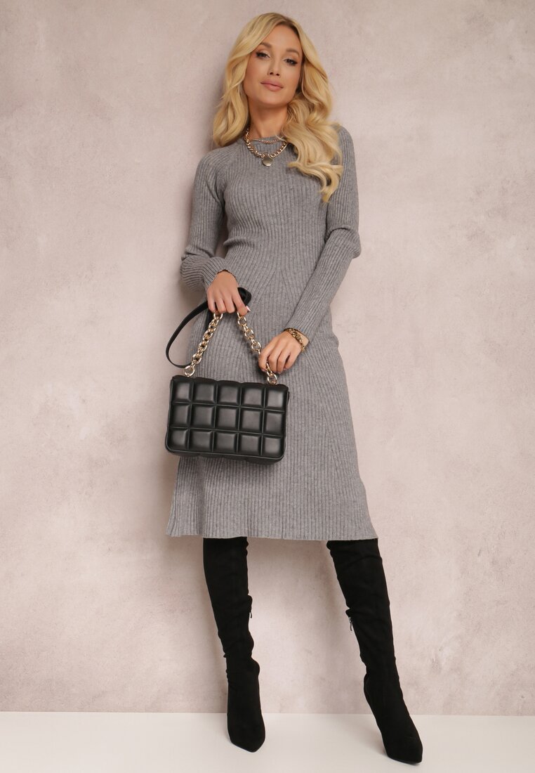 Szara Sukienka Aerin