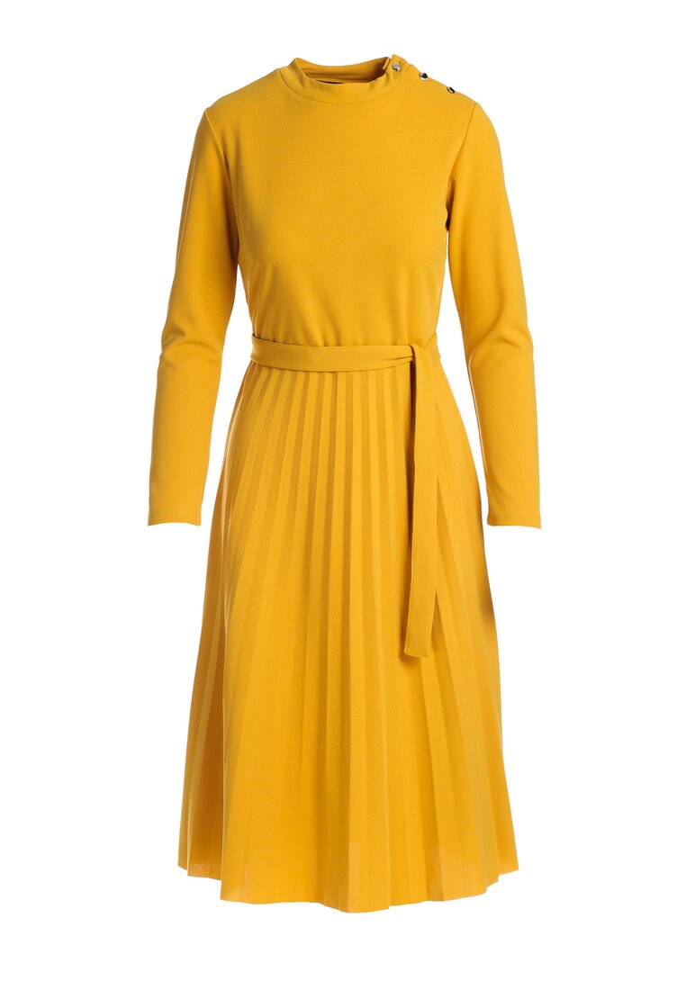 Żółta Sukienka Beaumont