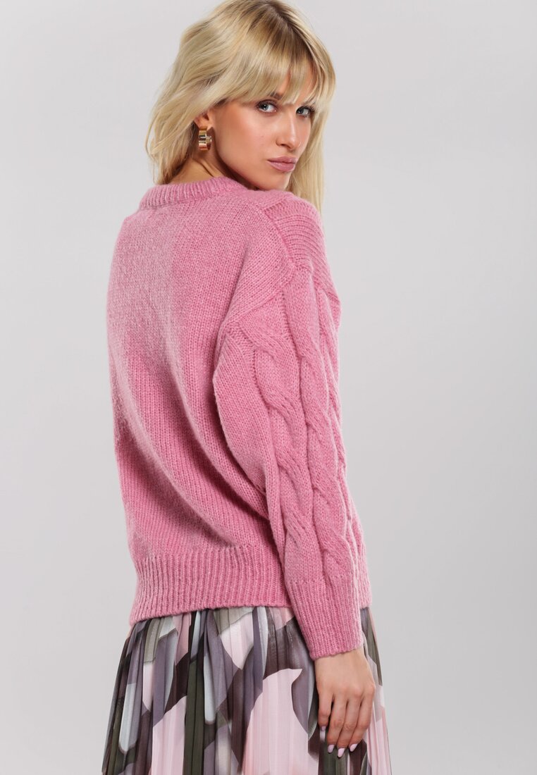Ciemnoróżowy Sweter Zounds