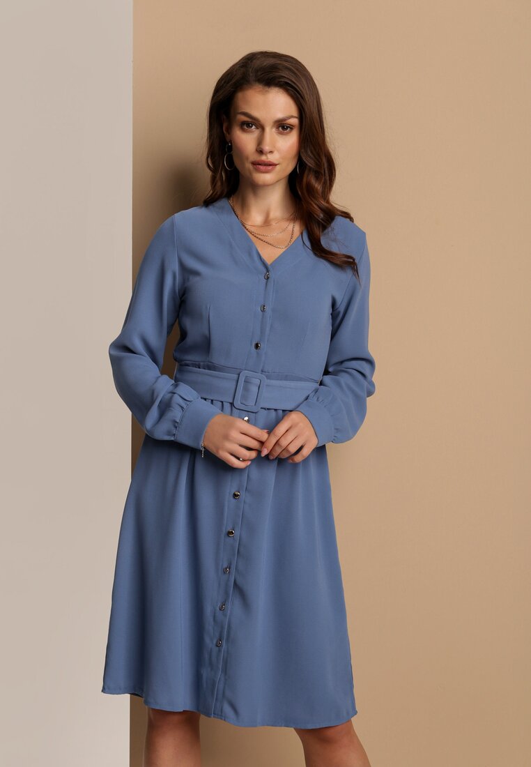 Niebieska Sukienka Aveyron