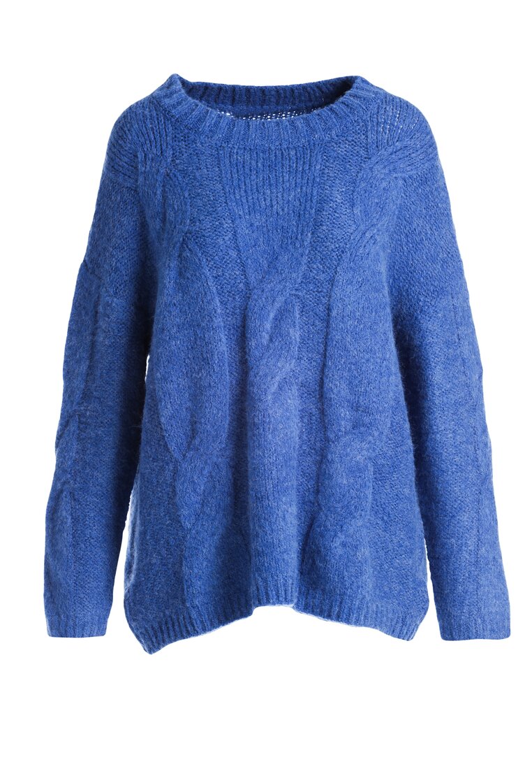Niebieski Sweter Rosedale