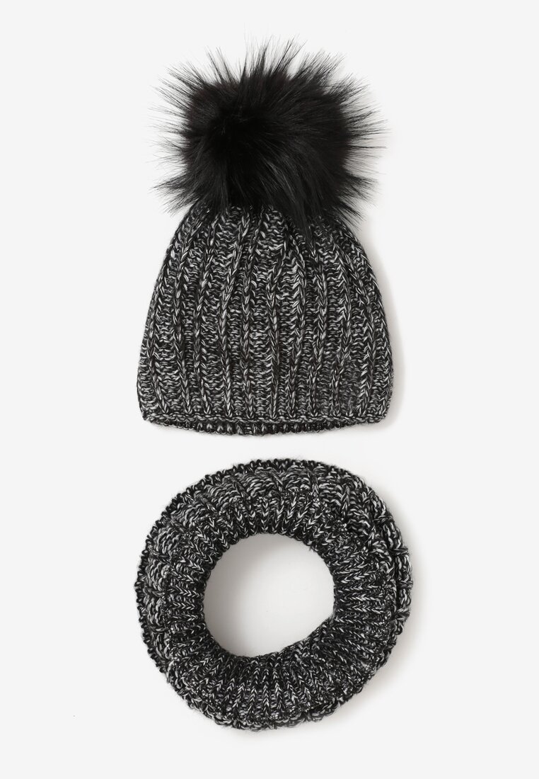 Czarny Komplet Cosy Autumn