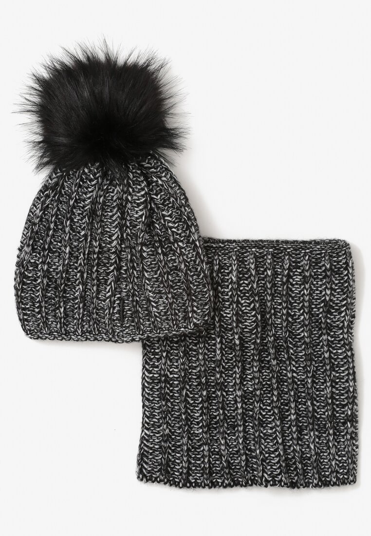 Czarny Komplet Cosy Autumn