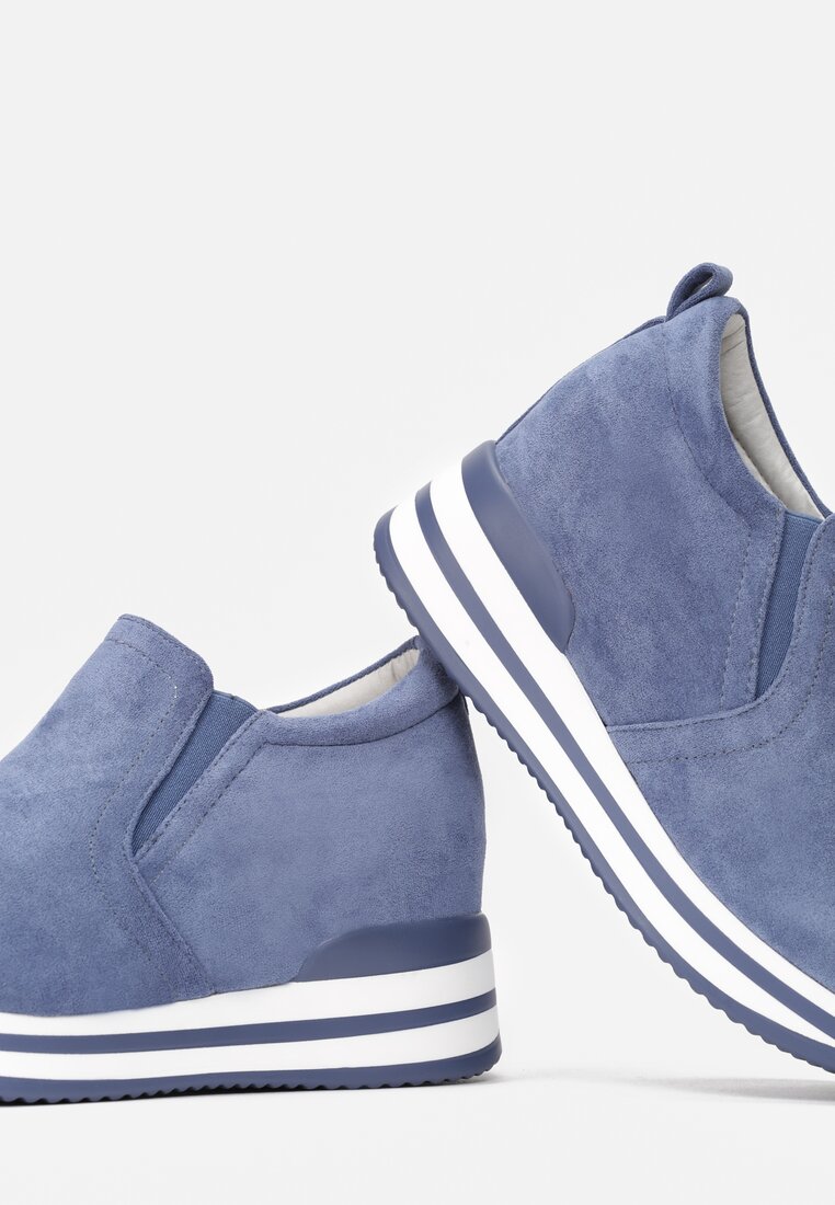 Niebieskie Sneakersy Keeling