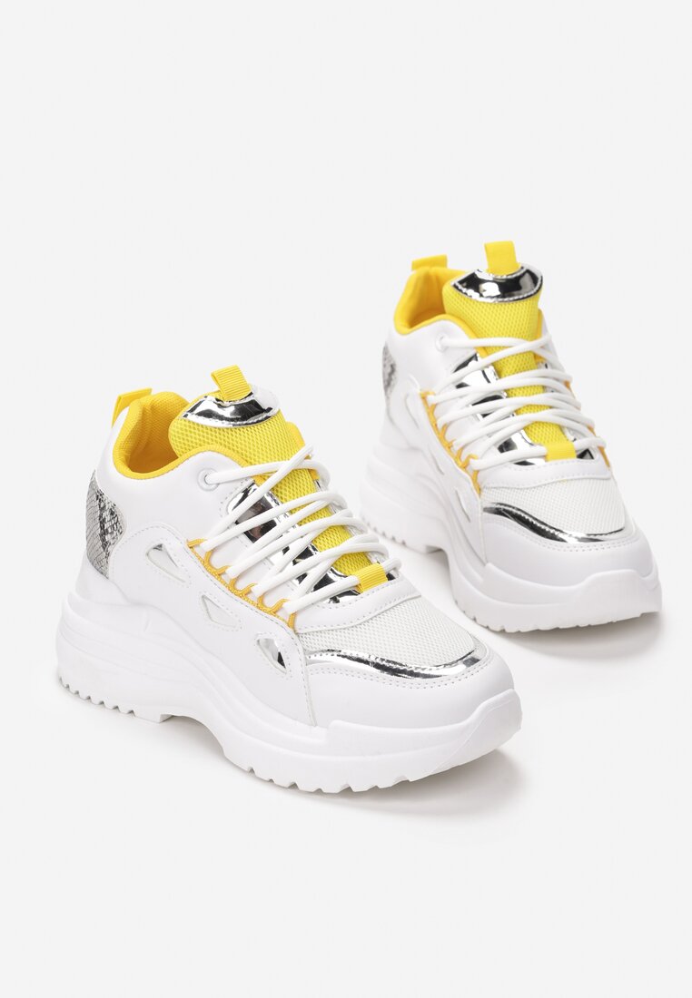 Żółte Sneakersy Huffman