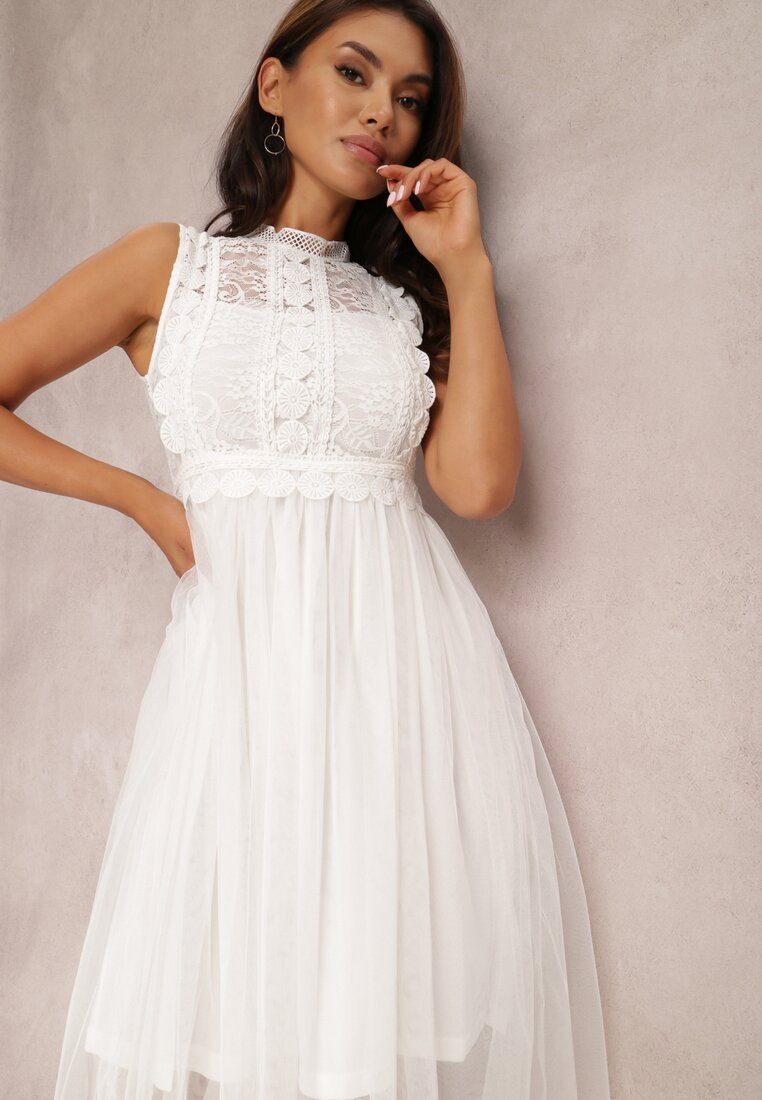 Biała Sukienka Lawrence
