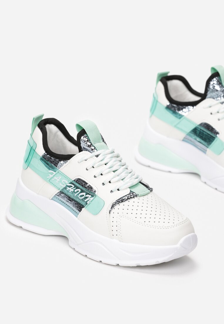 Zielone Sneakersy Pholebis