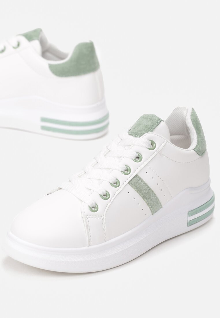 Zielone Sneakersy Chenene