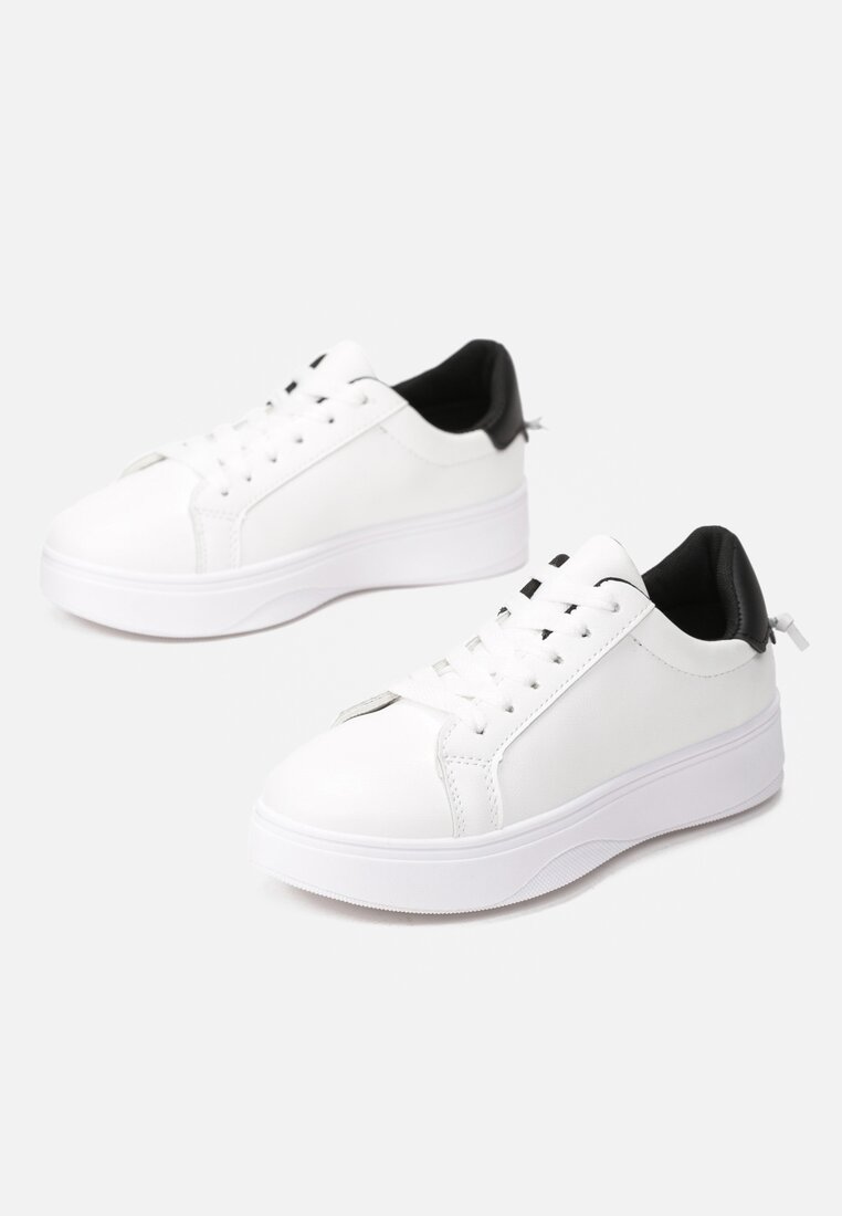 Biało-Czarne Sneakersy Heliteia