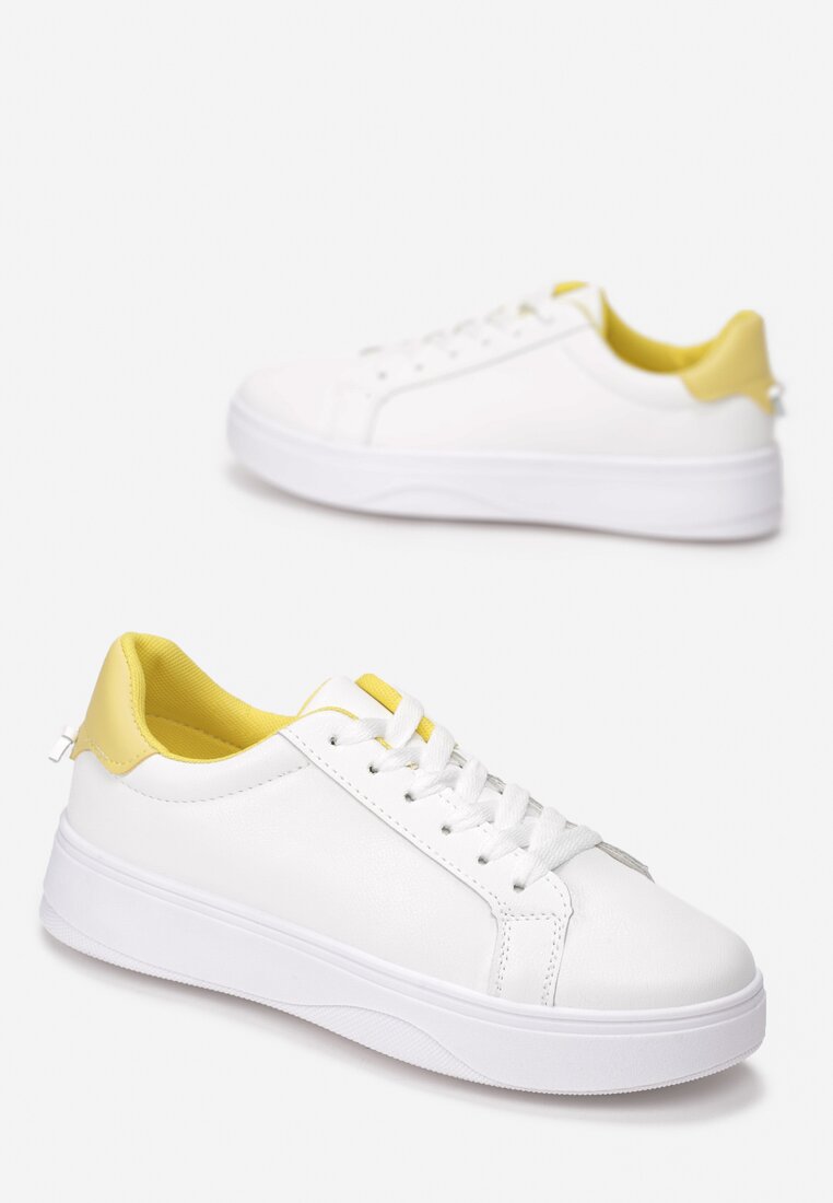 Żółte Sneakersy Heliteia