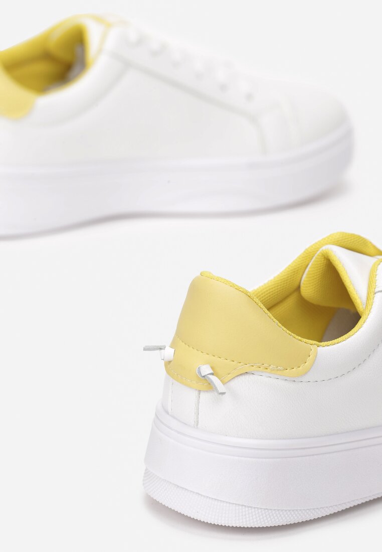 Żółte Sneakersy Heliteia
