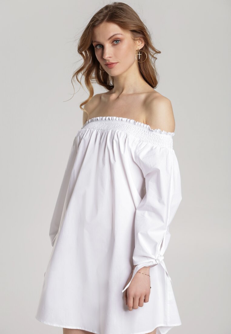 Biała Sukienka Echoreino