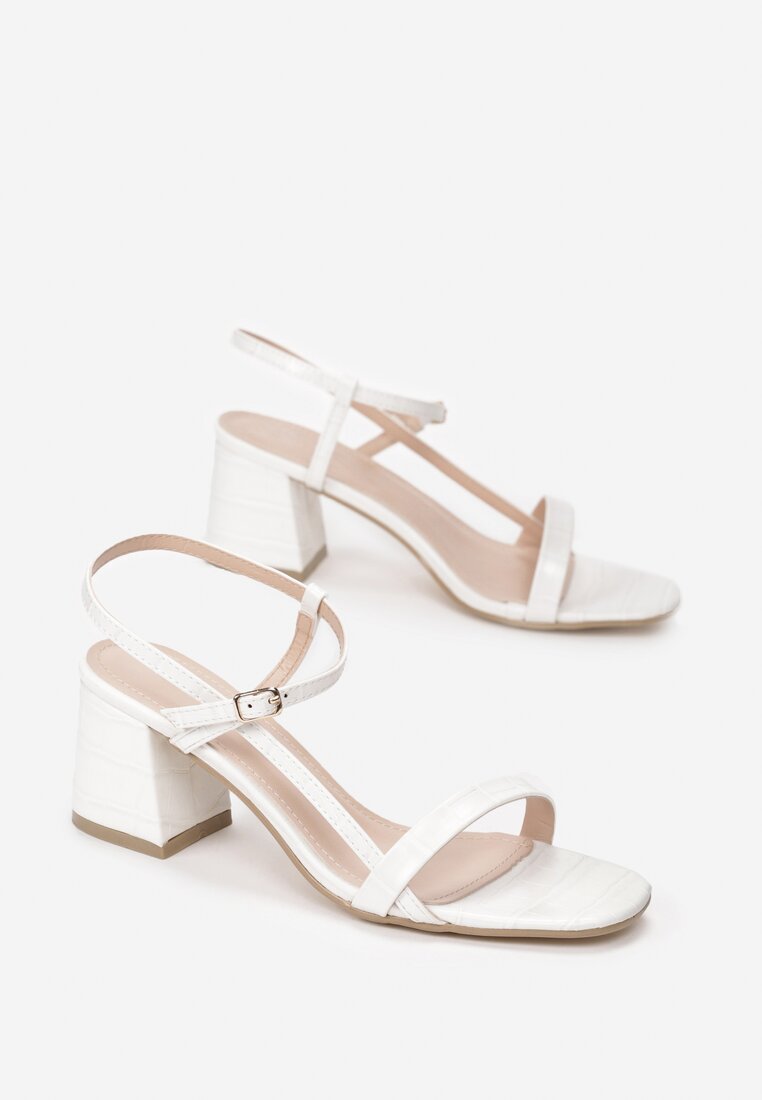 Białe Sandały Amynope