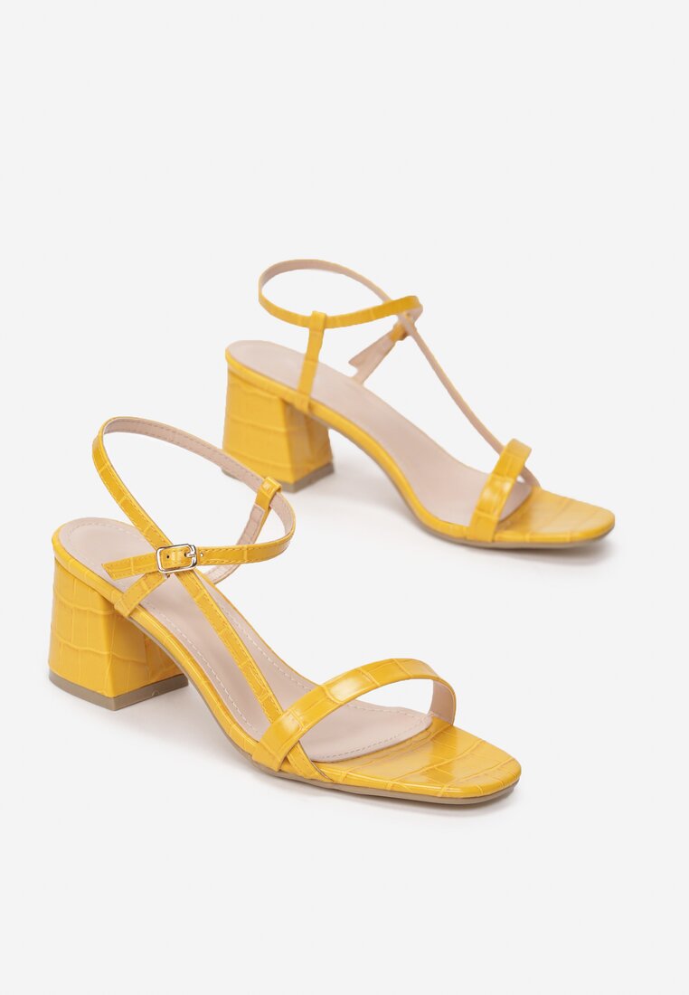 Żółte Sandały Amynope