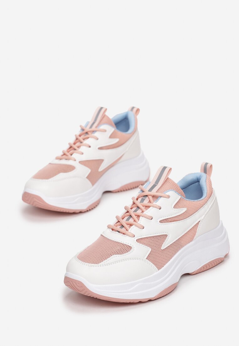 Różowe Sneakersy Mibao