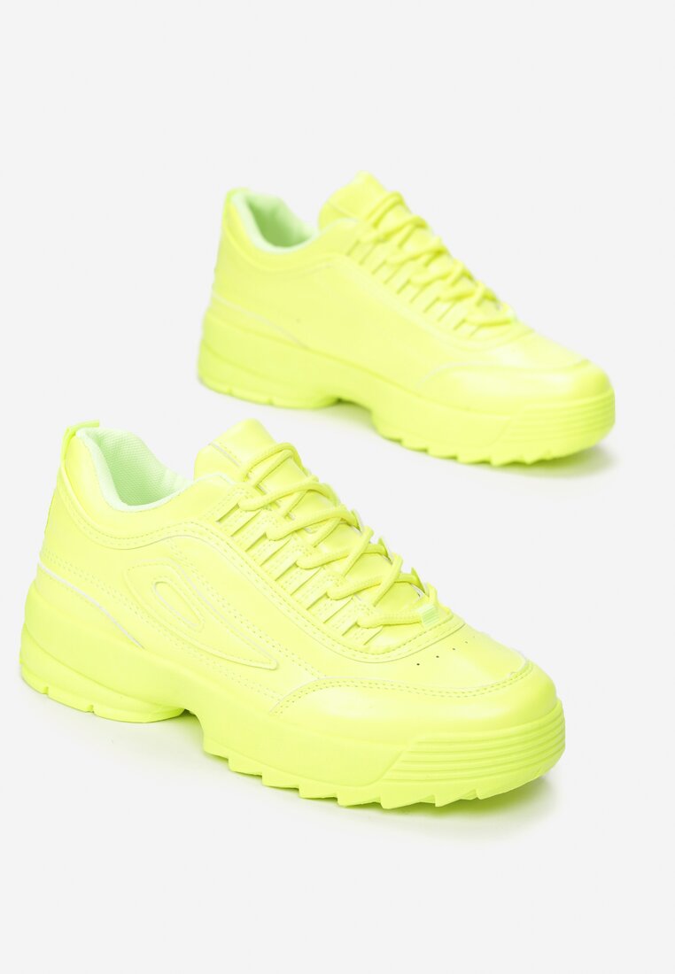 Limonkowe Sneakersy We Can Do This
