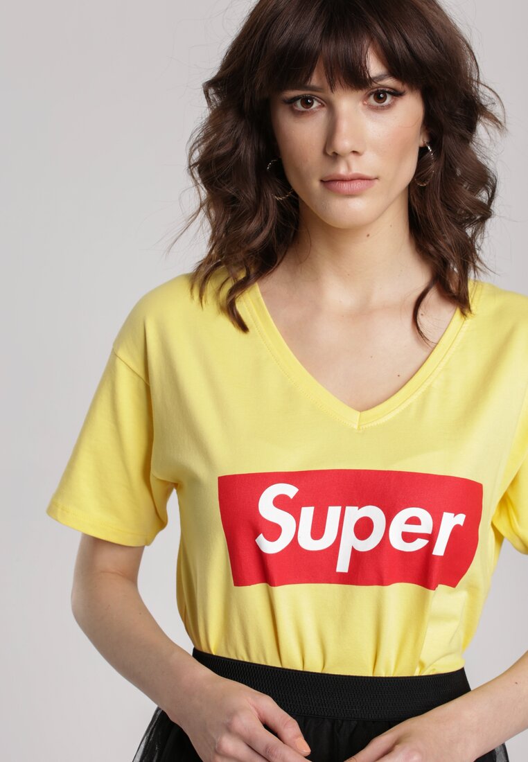 Żółty T-shirt Taphis