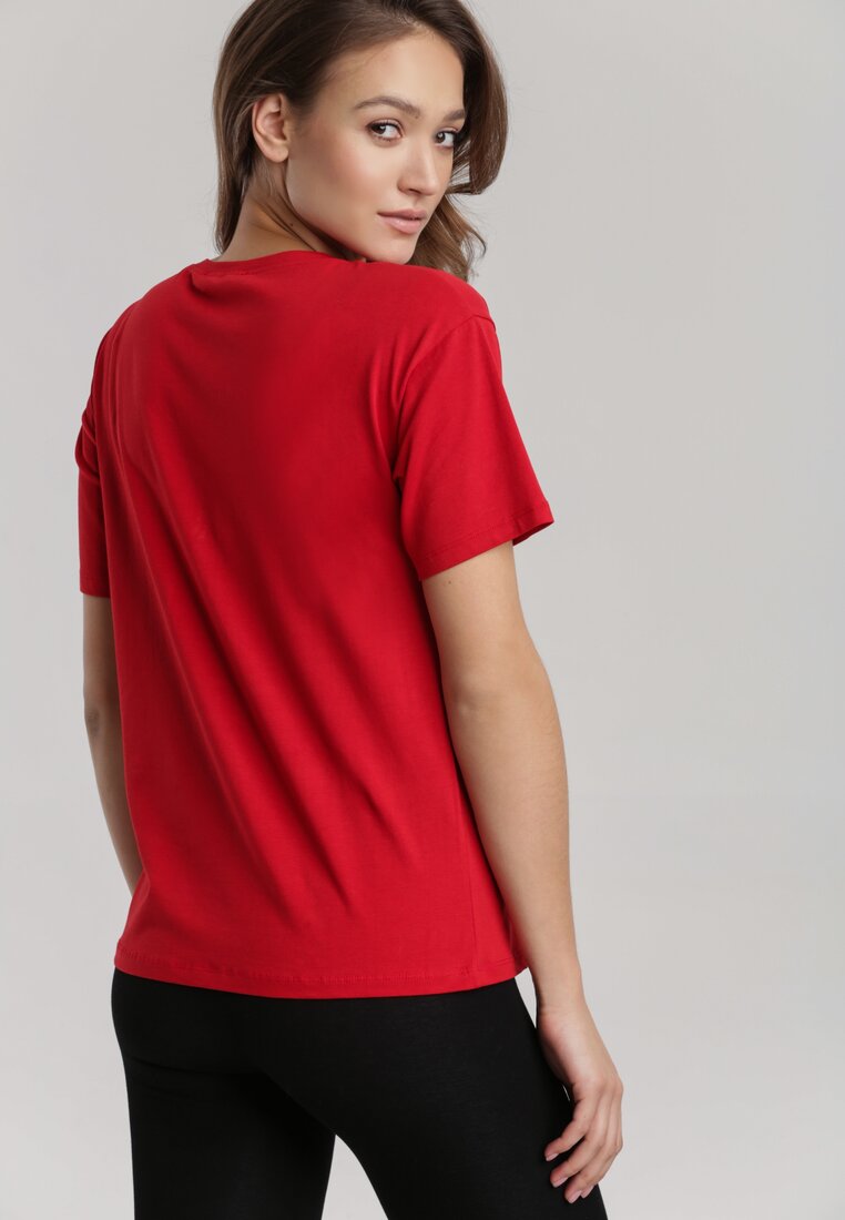 Czerwony T-shirt Taphis