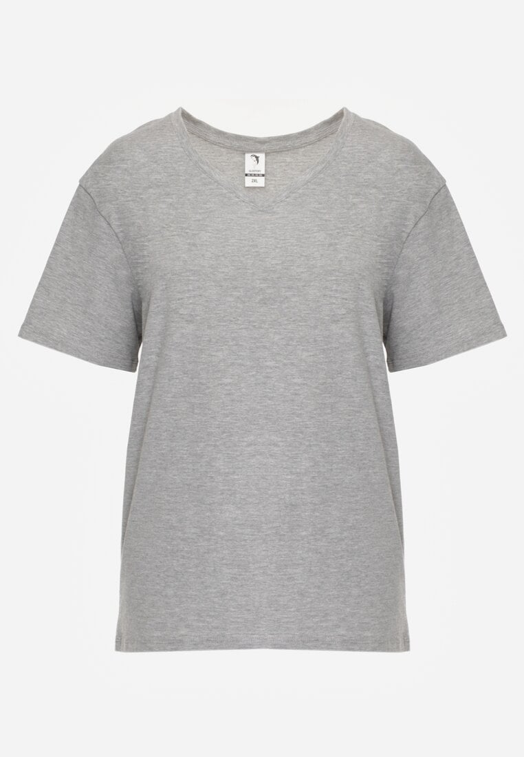 Jasnoszary T-shirt Nikoneus