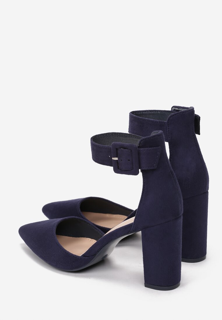 Granatowe Czółenka Igona