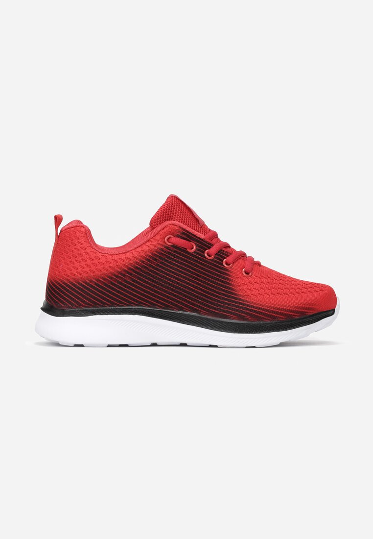 Czerwono-Czarne Buty Sportowe Hylora