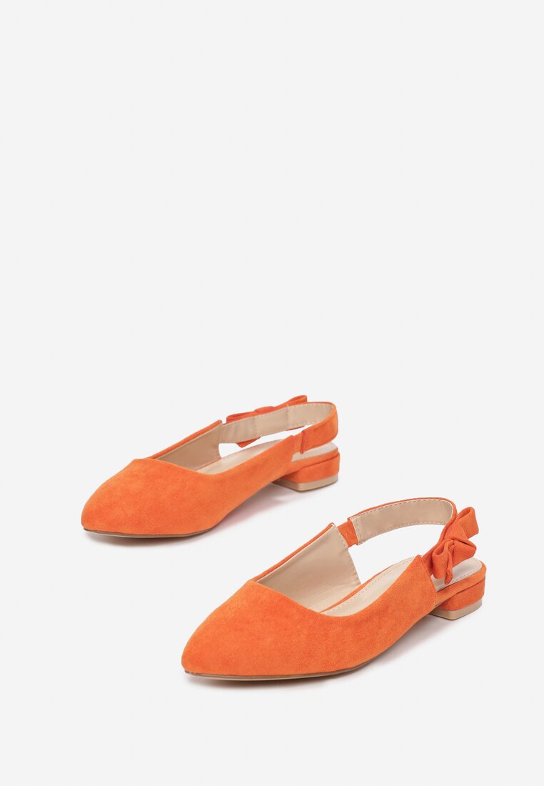 Pomarańczowe Sandały Echovien