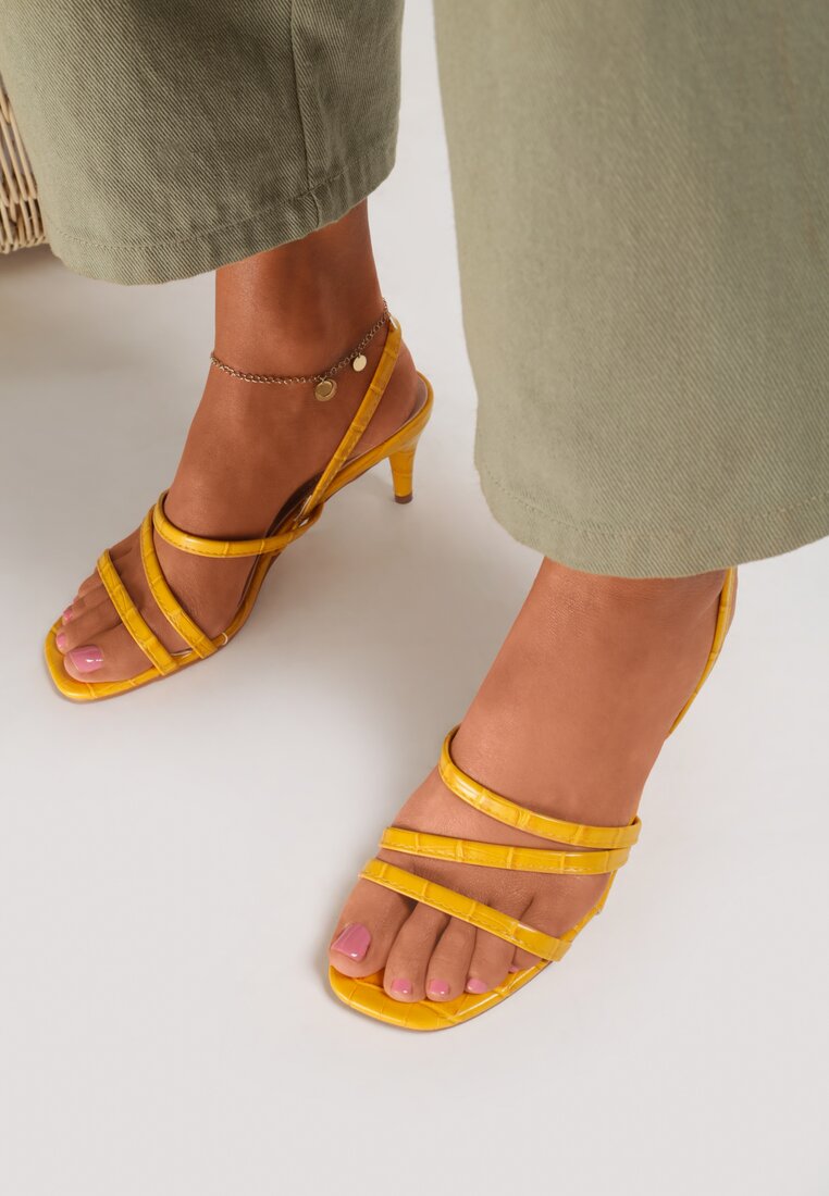Żółte Sandały Thenia