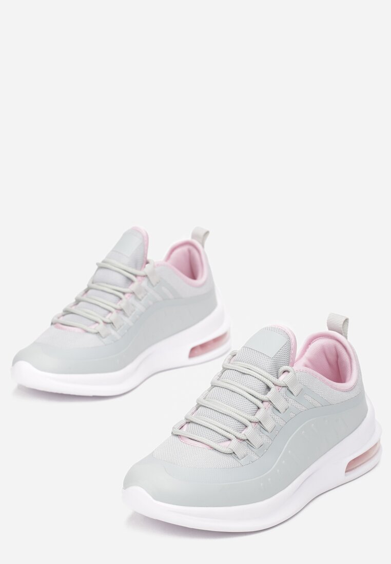 Szaro-Różowe Sneakersy Quburn